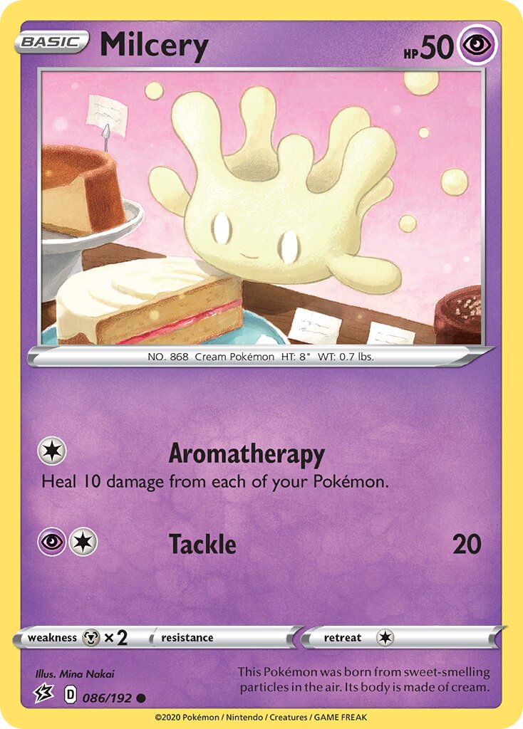 Milcery 086/209 — Rebel Clash (English Pokémon TCG card)