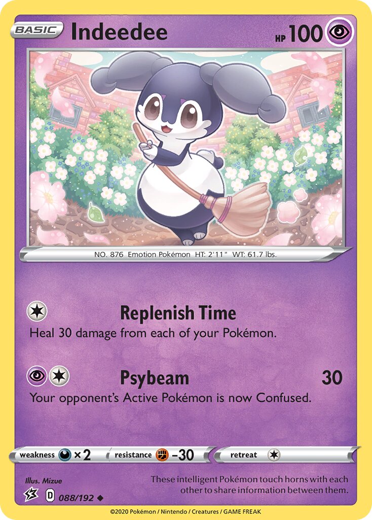 Indeedee 088/209 — Rebel Clash (English Pokémon TCG card)