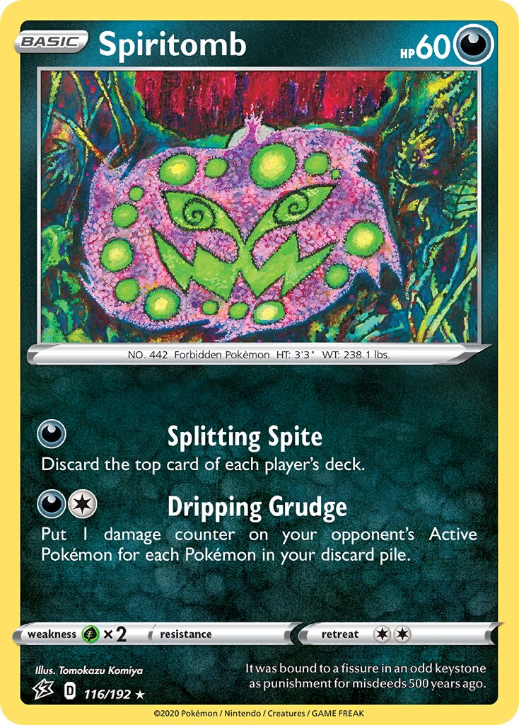 Spiritomb 116/209 — Rebel Clash (English Pokémon TCG card)