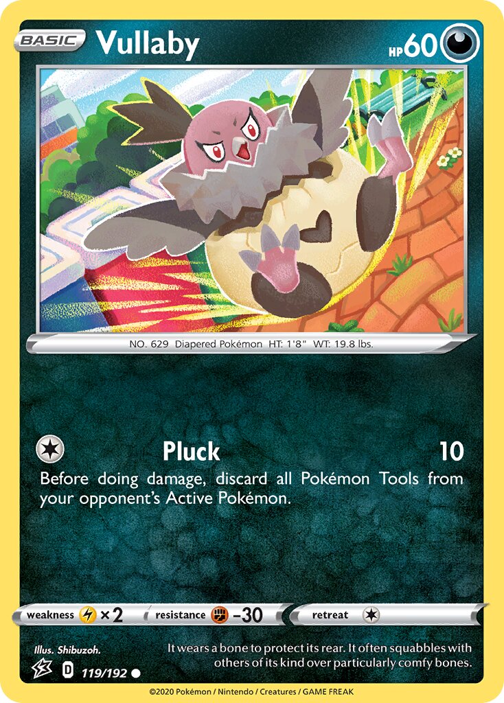 Vullaby 119/209 — Rebel Clash (English Pokémon TCG card)