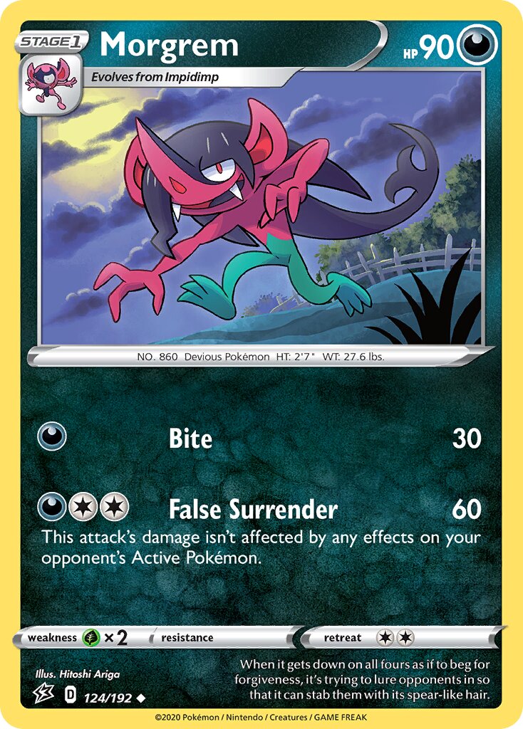 Morgrem 124/209 — Rebel Clash (English Pokémon TCG card)