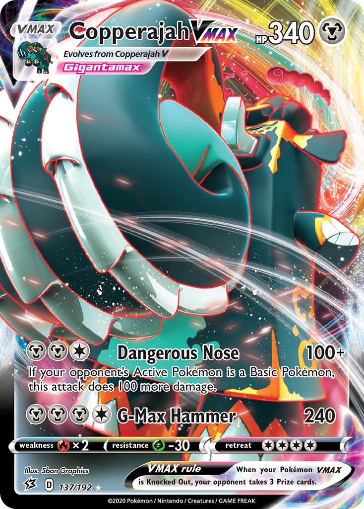 Copperajah VMAX 137/209 — Rebel Clash (English Pokémon TCG card)