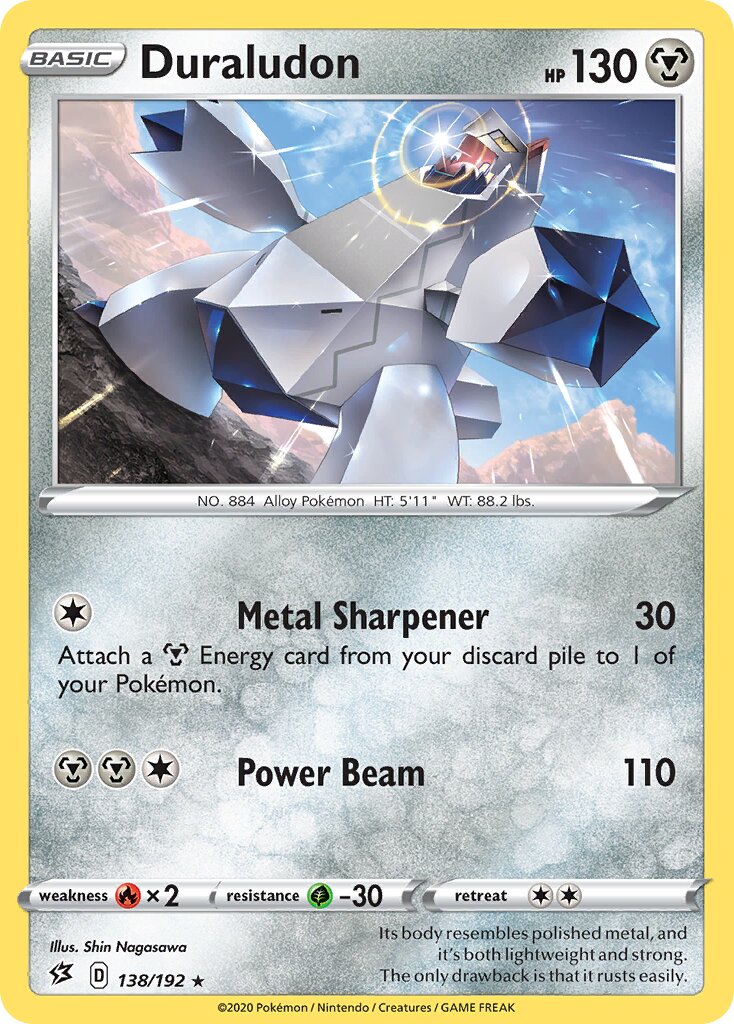Duraludon 138/209 — Rebel Clash (English Pokémon TCG card)