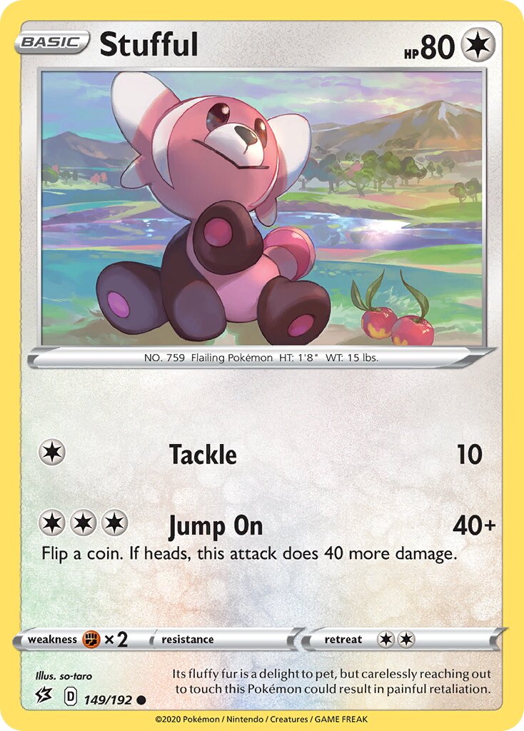 Stufful 149/209 — Rebel Clash (English Pokémon TCG card)
