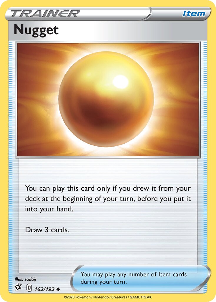 Nugget 162/209 — Rebel Clash (English Pokémon TCG card)