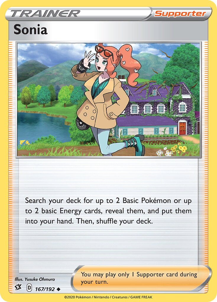Sonia 167/209 — Rebel Clash (English Pokémon TCG card)