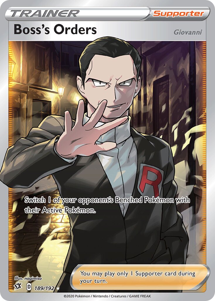 Boss's Orders 189/209 — Rebel Clash (English Pokémon TCG card)