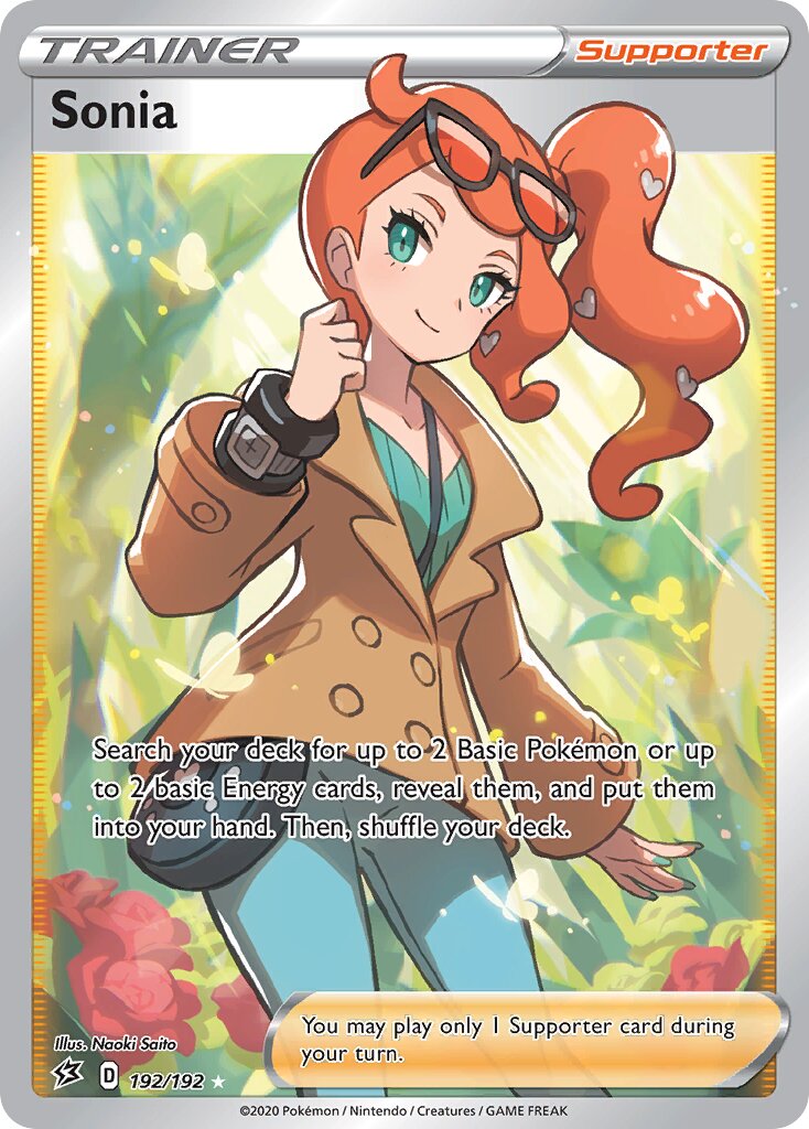 Sonia 192/209 — Rebel Clash (English Pokémon TCG card)