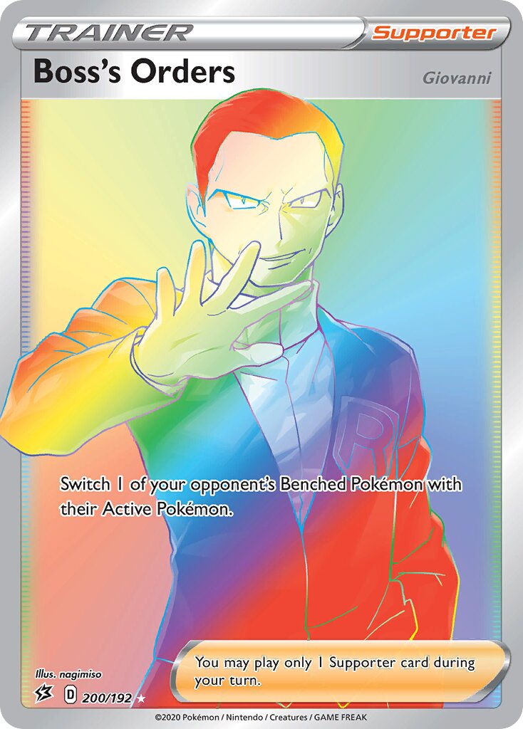 Boss's Orders 200/209 — Rebel Clash (English Pokémon TCG card)