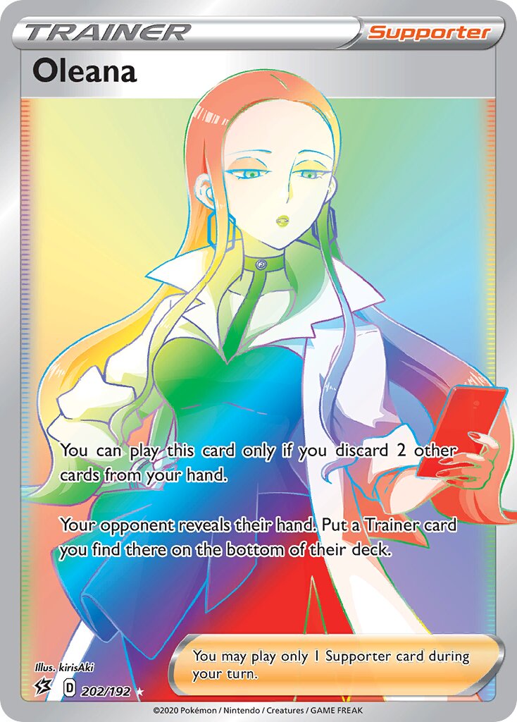 Oleana 202/209 — Rebel Clash (English Pokémon TCG card)