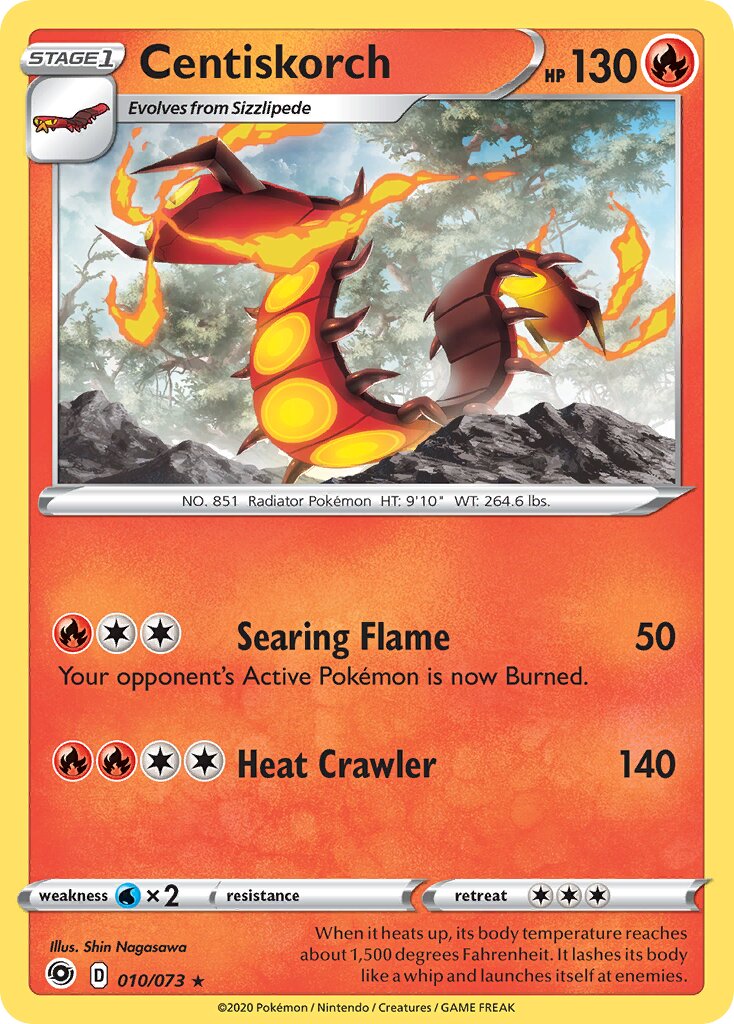 Centiskorch 010/80 — Champion's Path (English Pokémon TCG card)