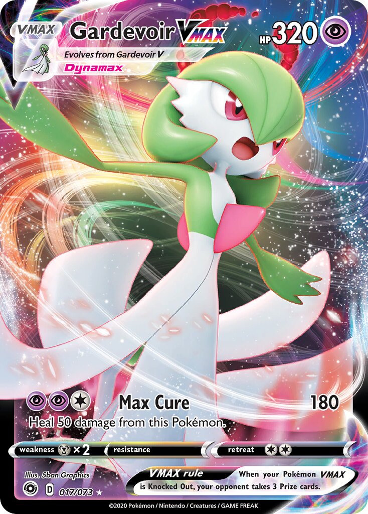 Gardevoir VMAX 017/80 — Champion's Path (English Pokémon TCG card)