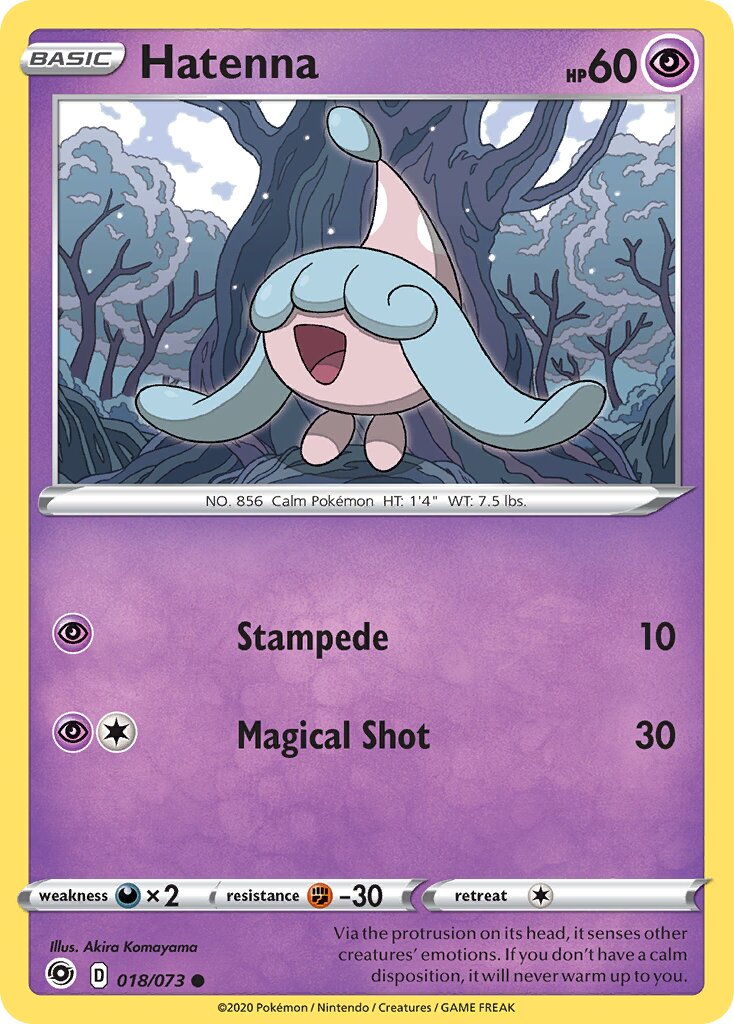 Hatenna 018/80 — Champion's Path (English Pokémon TCG card)