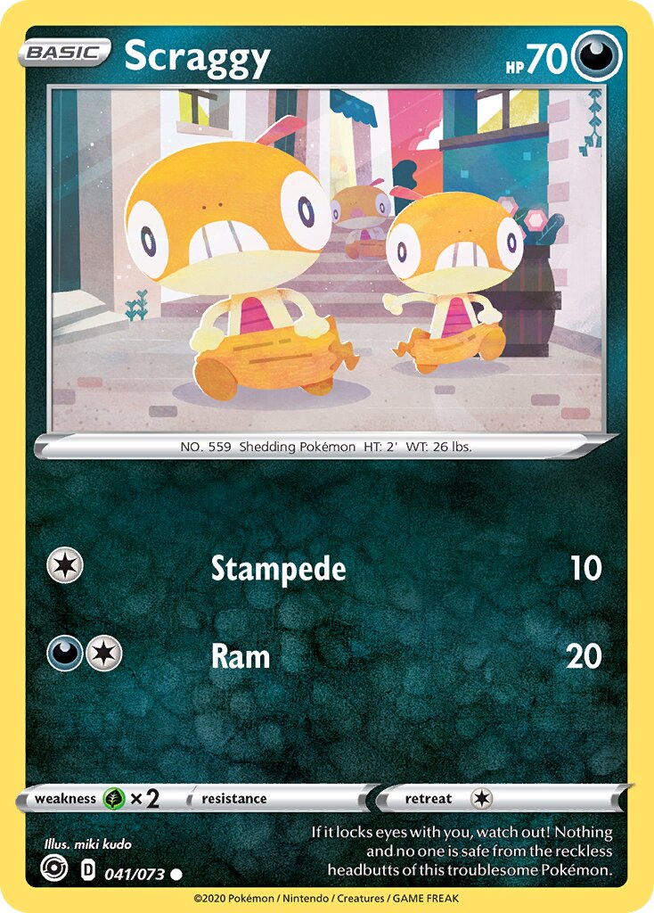 Scraggy 041/80 — Champion's Path (English Pokémon TCG card)