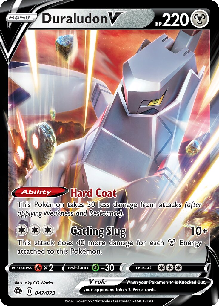 Duraludon V 047/80 — Champion's Path (English Pokémon TCG card)