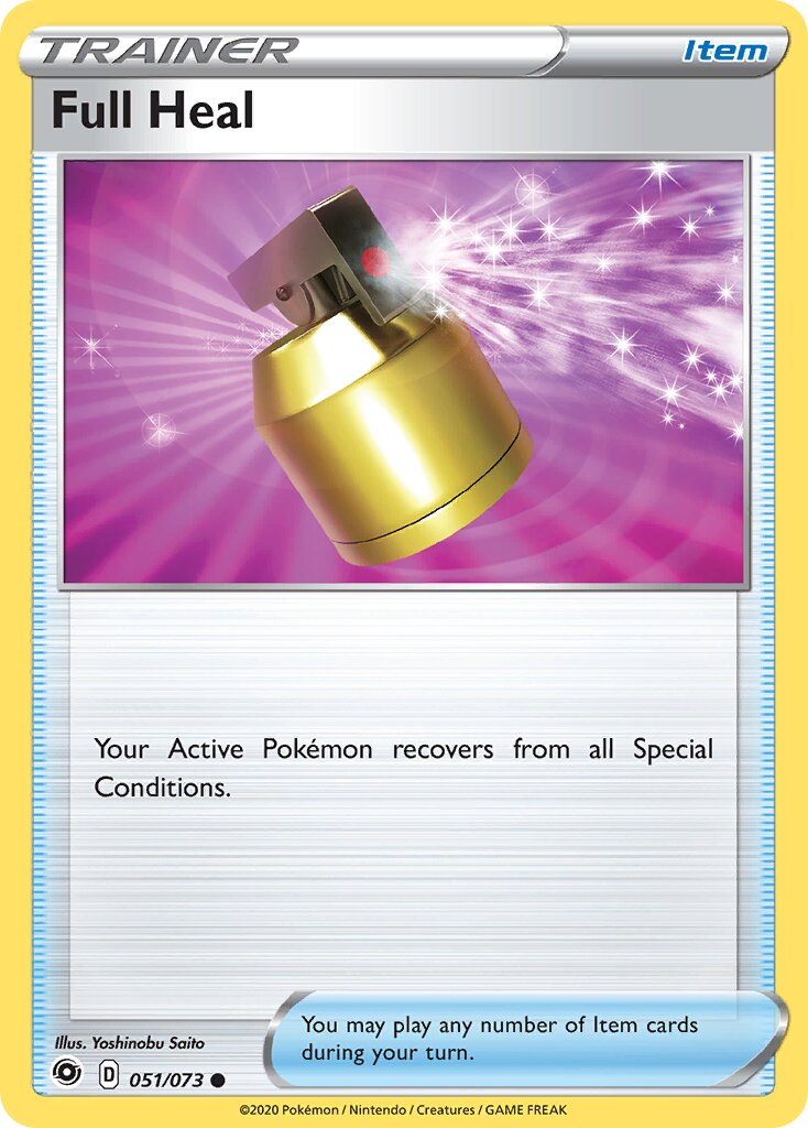Full Heal 051/80 — Champion's Path (English Pokémon TCG card)