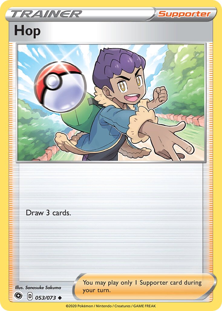 Hop 053/80 — Champion's Path (English Pokémon TCG card)
