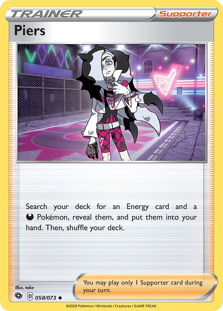 Piers 058/80 — Champion's Path (English Pokémon TCG card)