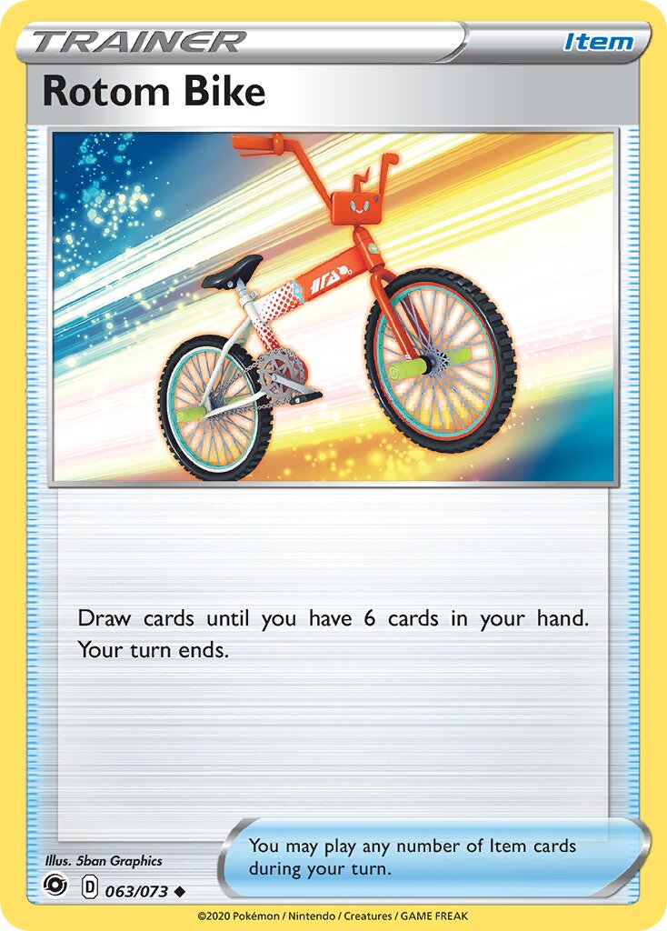 Rotom Bike 063/80 — Champion's Path (English Pokémon TCG card)