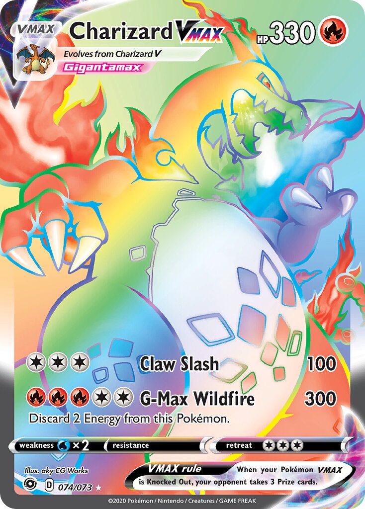 Charizard VMAX 074/80 — Champion's Path (English Pokémon TCG card)