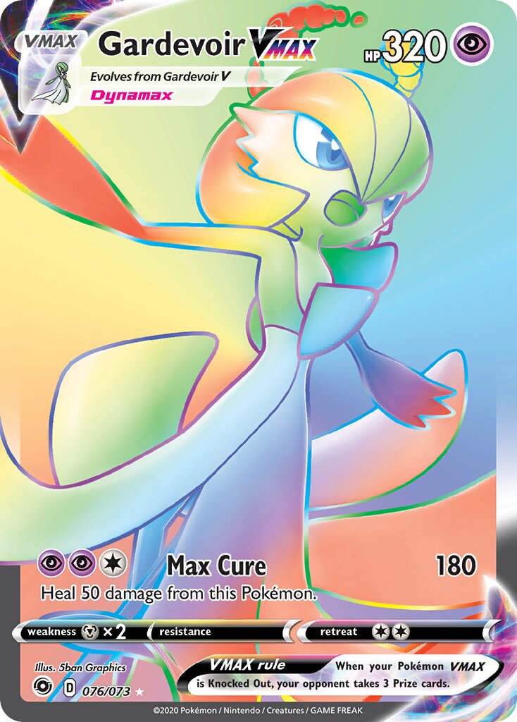 Gardevoir VMAX 076/80 — Champion's Path (English Pokémon TCG card)