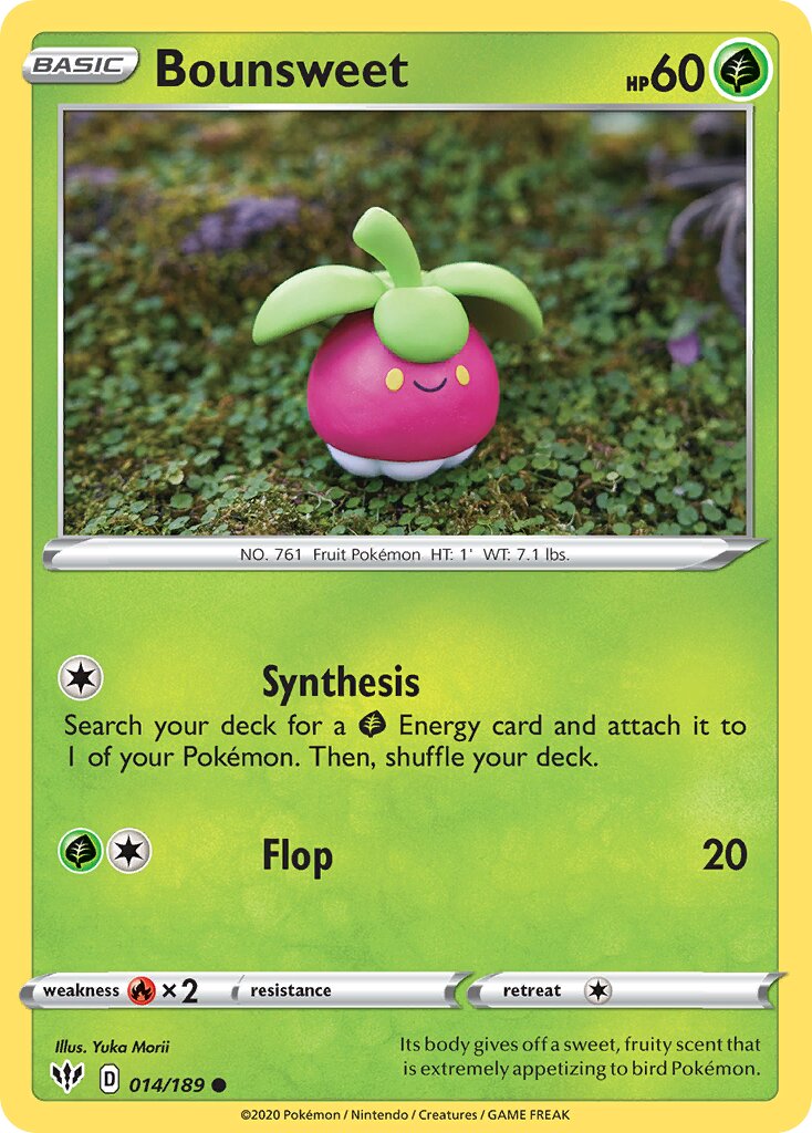 Bounsweet 014/201 — Darkness Ablaze (English Pokémon TCG card)