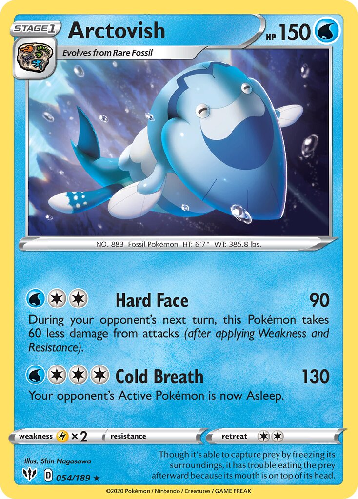 Arctovish 054/201 — Darkness Ablaze (English Pokémon TCG card)
