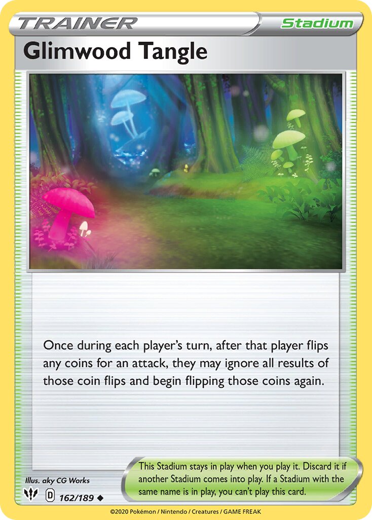 Glimwood Tangle 162/201 — Darkness Ablaze (English Pokémon TCG card)