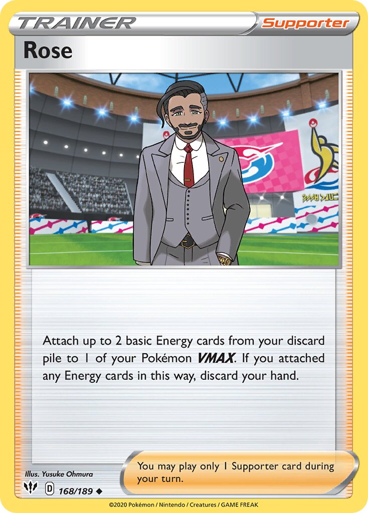 Rose 168/201 — Darkness Ablaze (English Pokémon TCG card)
