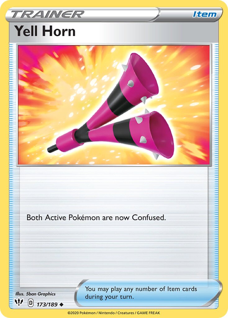 Yell Horn 173/201 — Darkness Ablaze (English Pokémon TCG card)