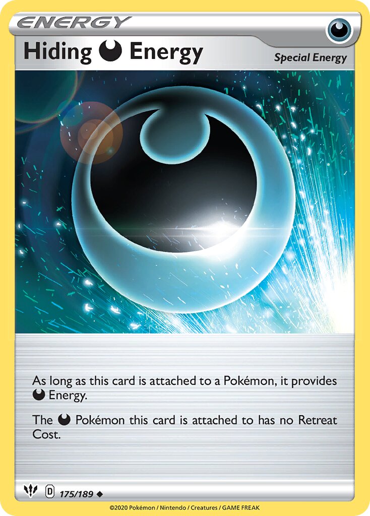 Hiding Darkness Energy 175/201 — Darkness Ablaze (English Pokémon TCG card)