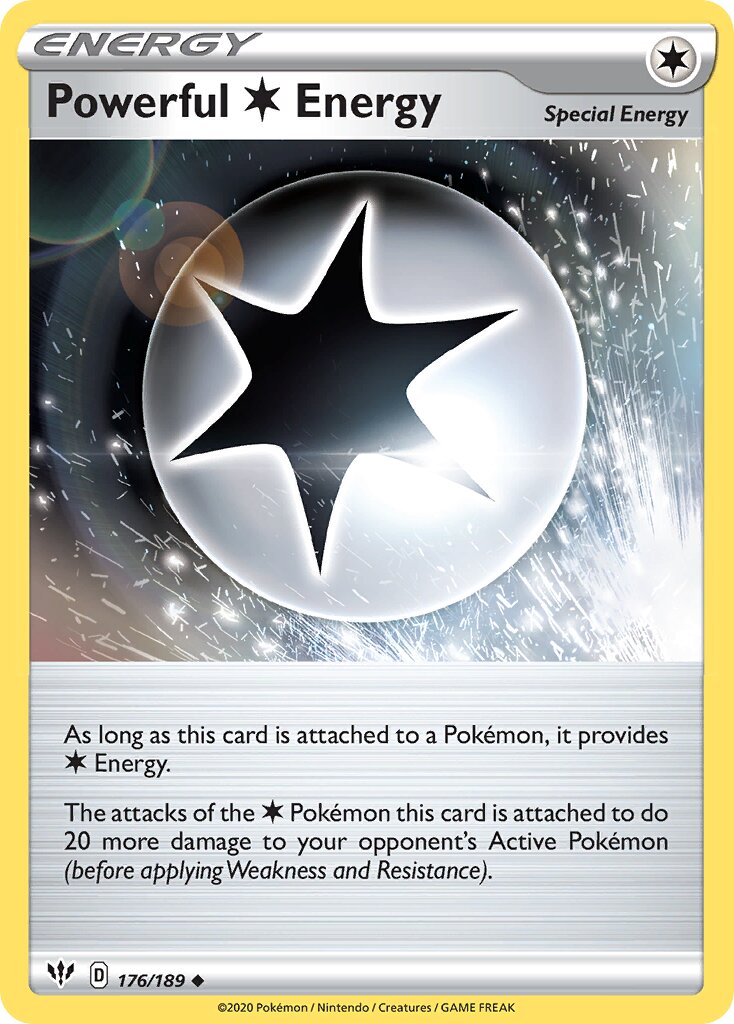 Powerful Colorless Energy 176/201 — Darkness Ablaze (English Pokémon TCG card)