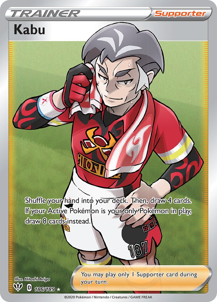 Kabu 186/201 — Darkness Ablaze (English Pokémon TCG card)