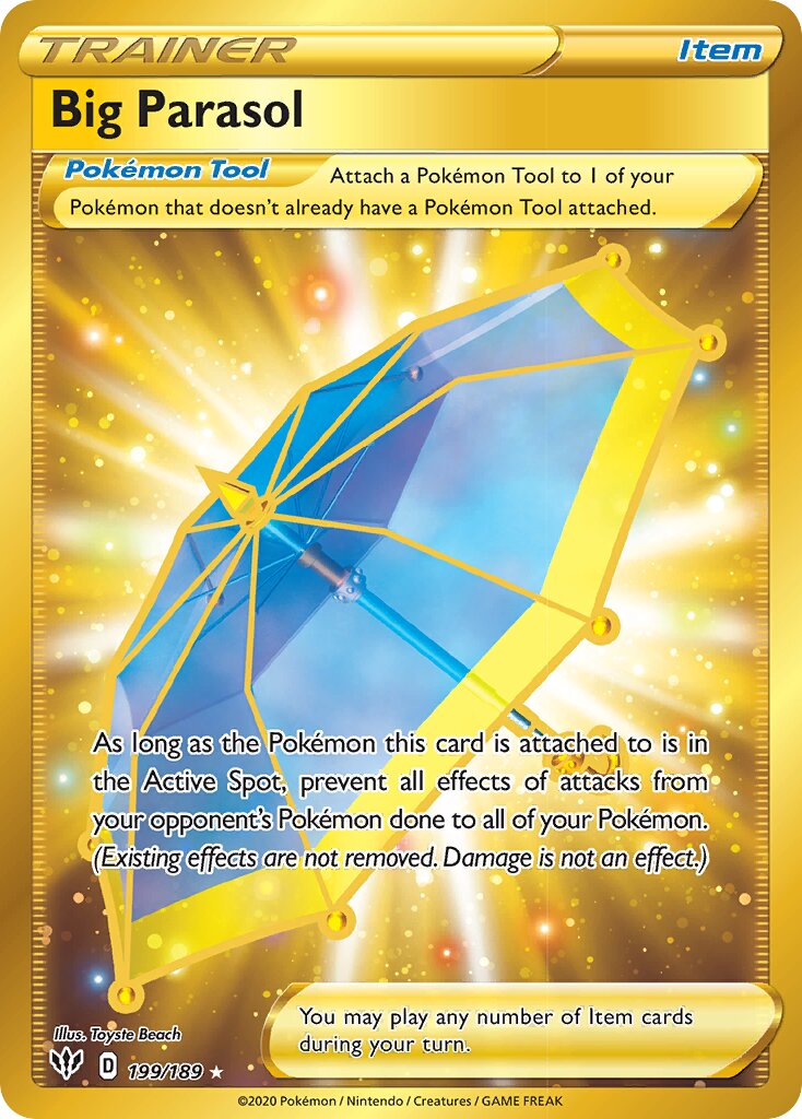 Big Parasol 199/201 — Darkness Ablaze (English Pokémon TCG card)