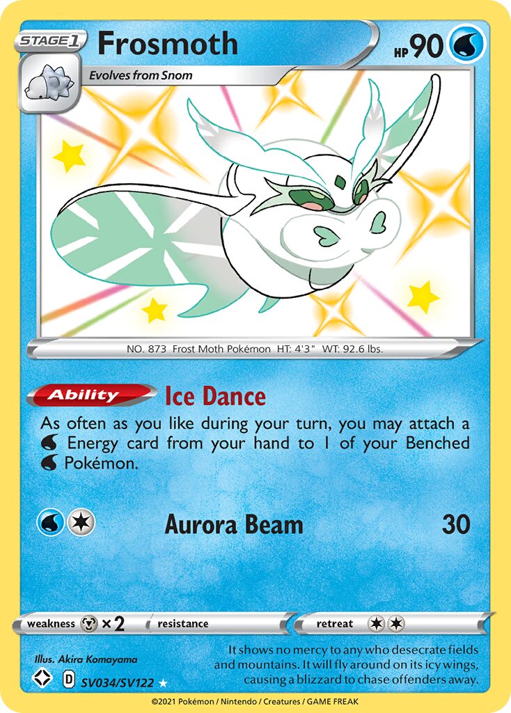 Frosmoth 034/195 — Shining Fates (English Pokémon TCG card)