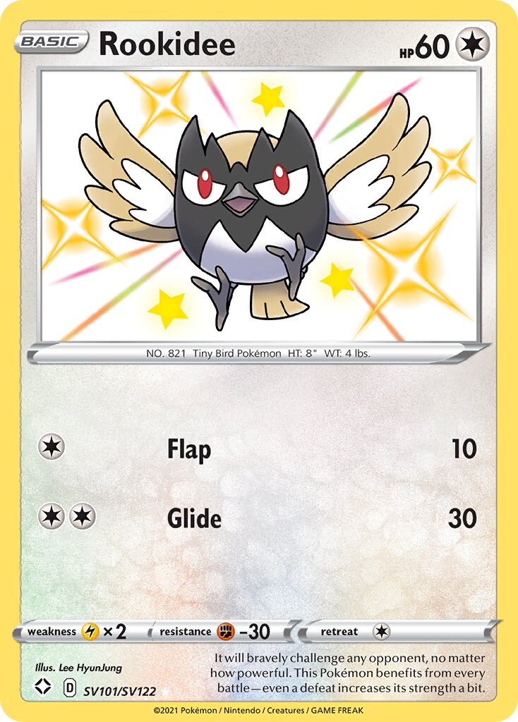 Rookidee 101/195 — Shining Fates (English Pokémon TCG card)