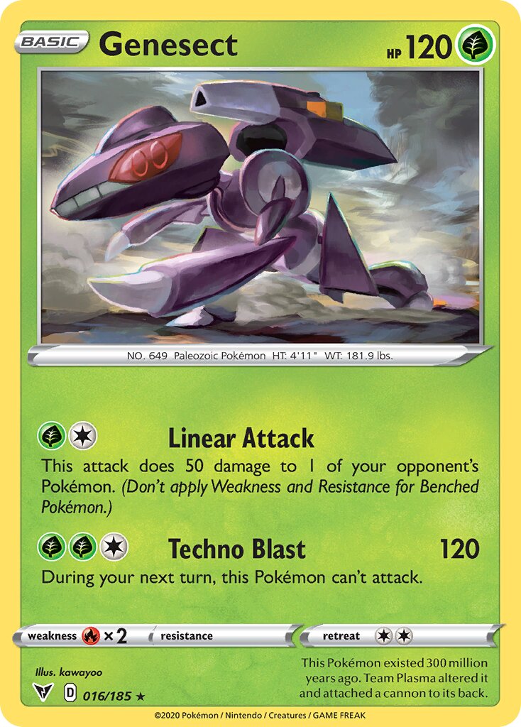 Genesect 016/203 — Vivid Voltage (English Pokémon TCG card)