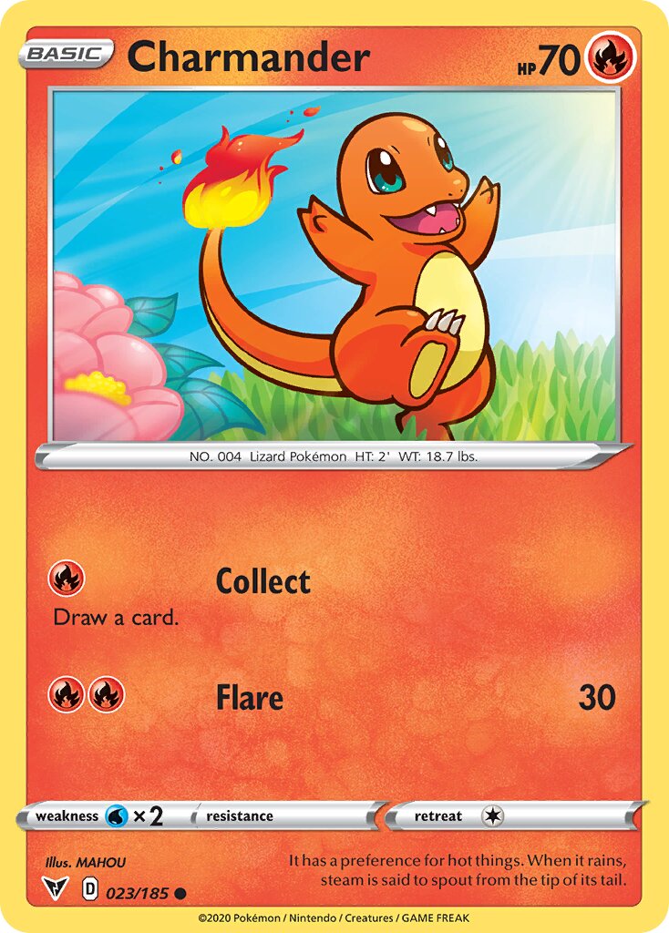 Charmander 023/203 — Vivid Voltage (English Pokémon TCG card)