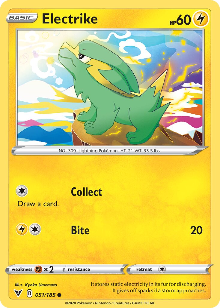 Electrike 051/203 — Vivid Voltage (English Pokémon TCG card)