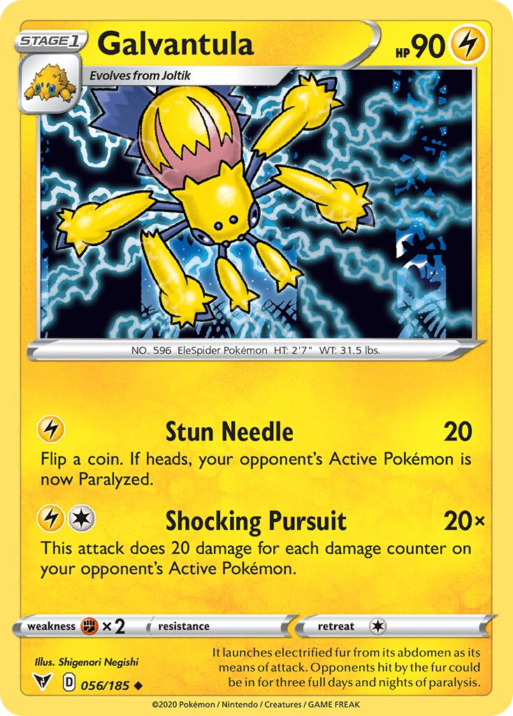 Galvantula 056/203 — Vivid Voltage (English Pokémon TCG card)