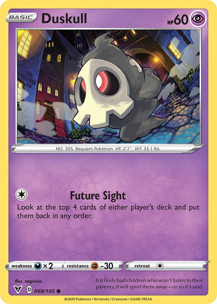 Duskull 069/203 — Vivid Voltage (English Pokémon TCG card)