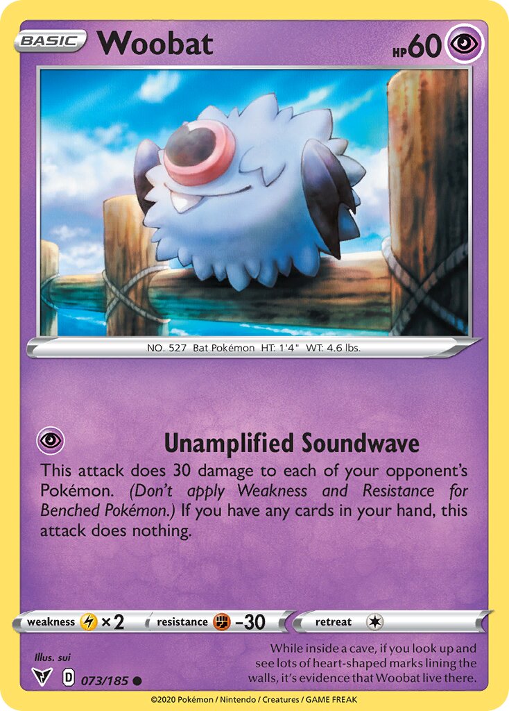 Woobat 073/203 — Vivid Voltage (English Pokémon TCG card)