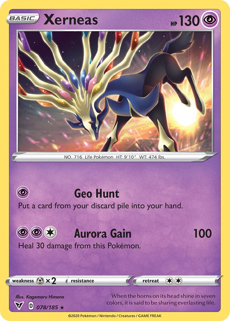 Xerneas 078/203 — Vivid Voltage (English Pokémon TCG card)