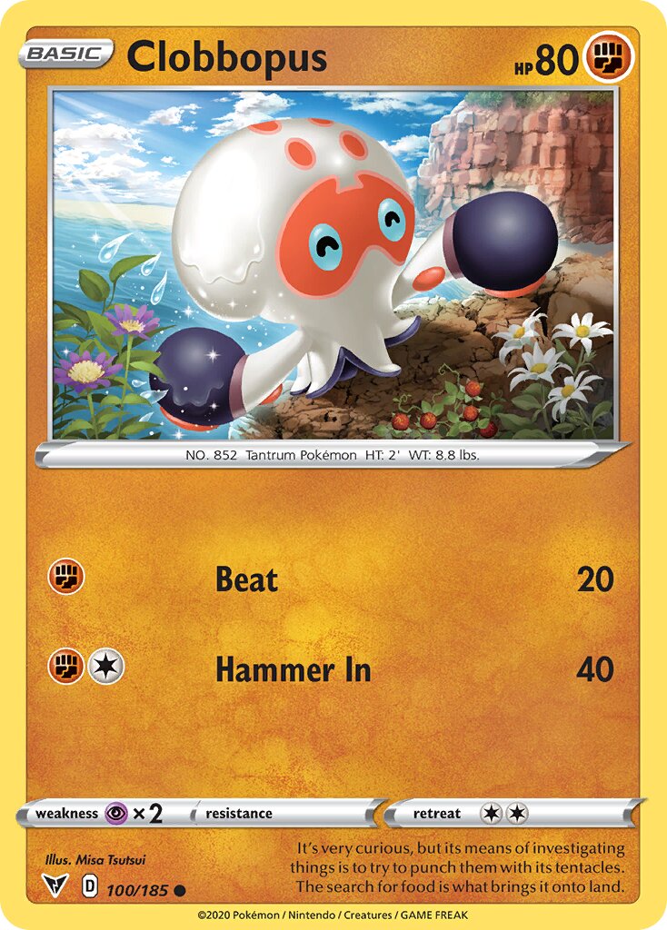 Clobbopus 100/203 — Vivid Voltage (English Pokémon TCG card)