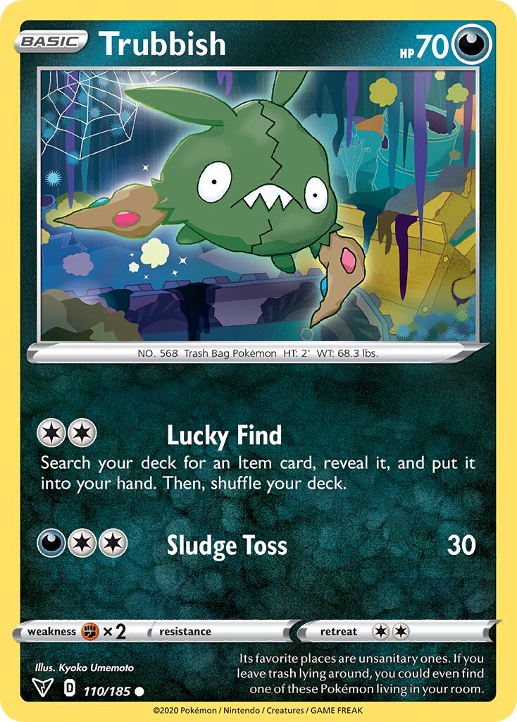Trubbish 110/203 — Vivid Voltage (English Pokémon TCG card)