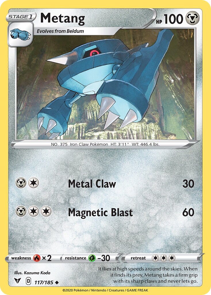 Metang 117/203 — Vivid Voltage (English Pokémon TCG card)