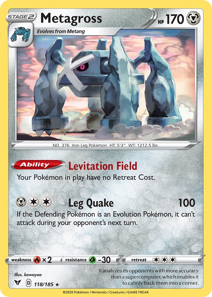 Metagross 118/203 — Vivid Voltage (English Pokémon TCG card)