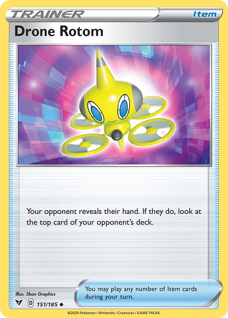 Drone Rotom 151/203 — Vivid Voltage (English Pokémon TCG card)