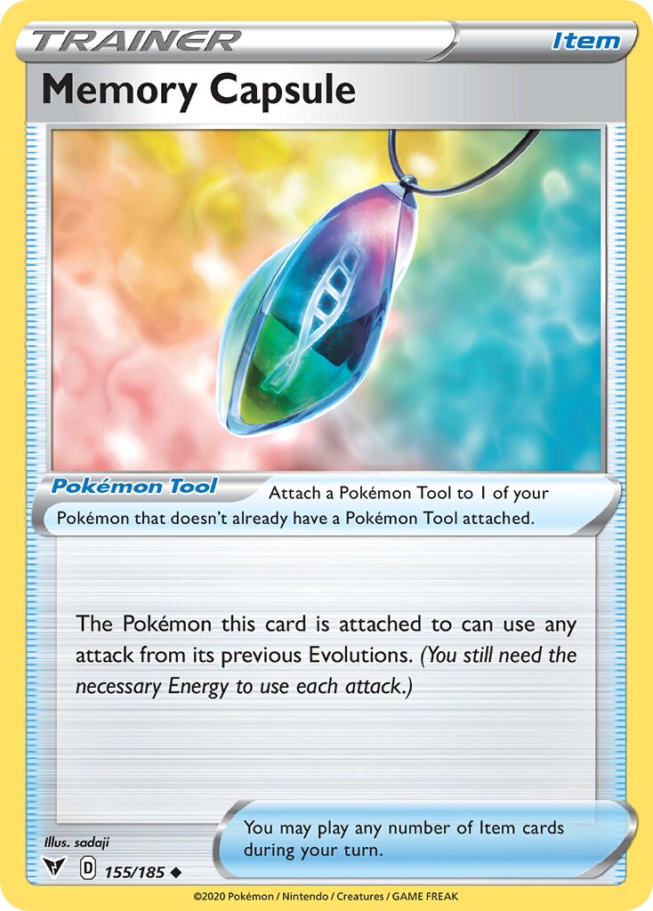 Memory Capsule 155/203 — Vivid Voltage (English Pokémon TCG card)