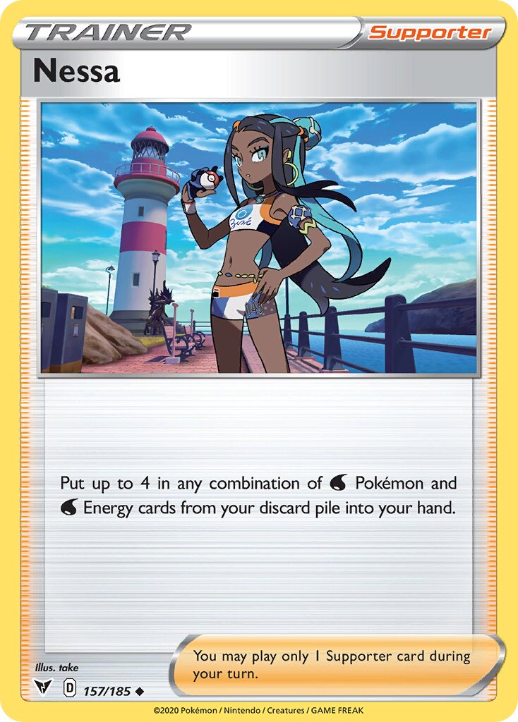 Nessa 157/203 — Vivid Voltage (English Pokémon TCG card)